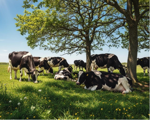 Cows resting under tree shade during a sunny day.PNG